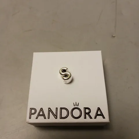 PANDORA LETTER S ALPHABET CHARM