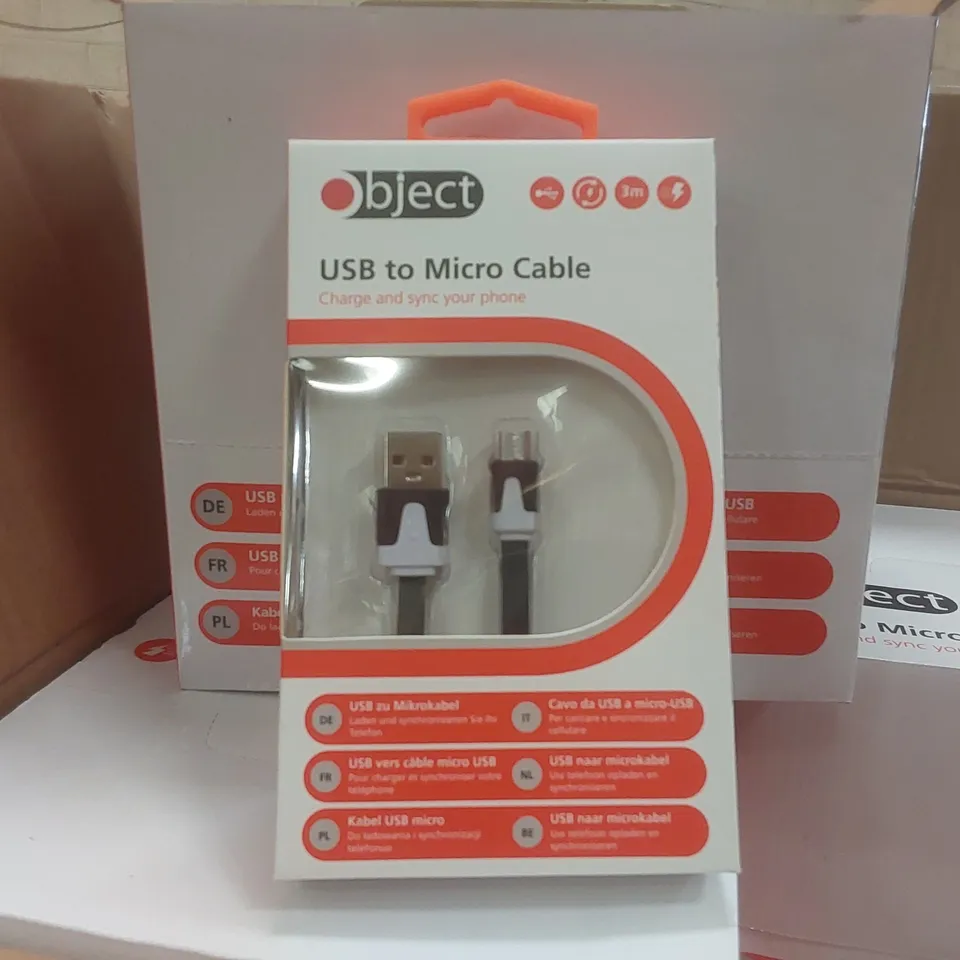 PALLET CONTAINING APPROXIMATELY 3100x 3M USB TO MICRO USB CABLES