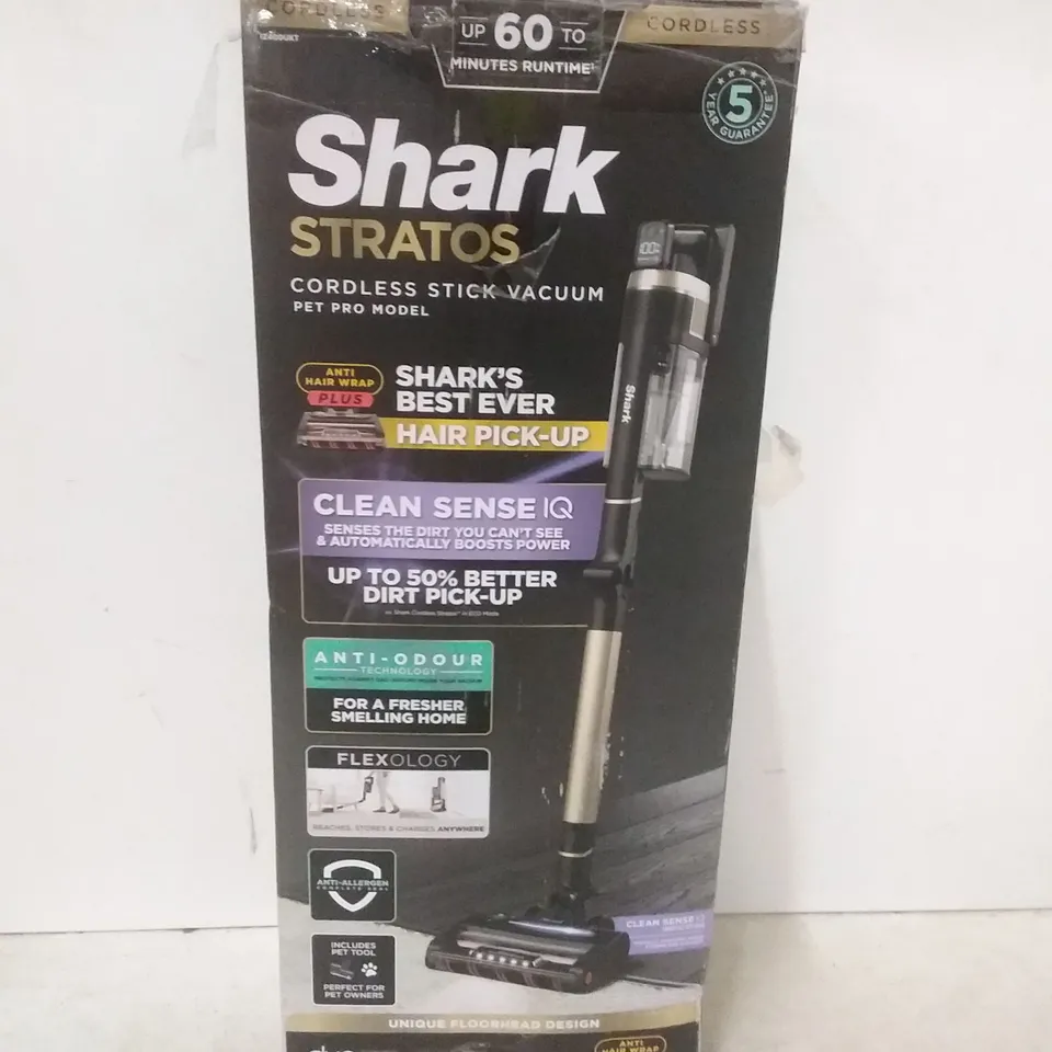 SHARK CORDLESS STICK VACUUM CLEANER PET PRO MODEL
