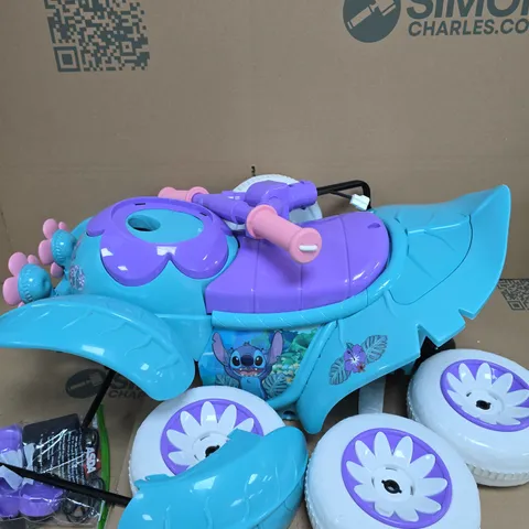 DISNEY STITCH 6V ELECTRIC ALOHA! MINI QUAD RIDE-ON