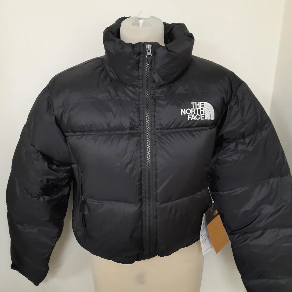 NORTH FACE WOMENS SHORT PUFFER COAT - S