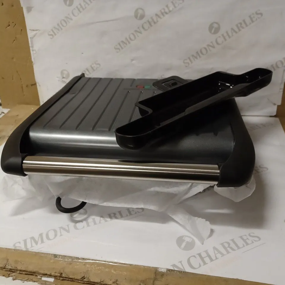GEORGE FOREMAN LARGE GREY STEEL GRILL 25051