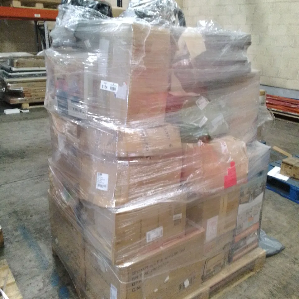PALLET OF APPROXIMATELY 28 UNPROCESSED RAW RETURN HOUSEHOLD AND ELECTRICAL GOODS TO INCLUDE;