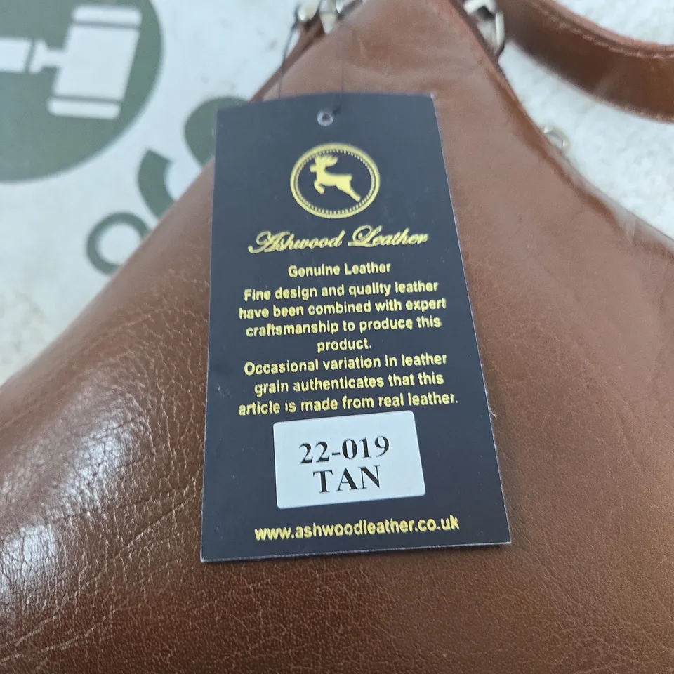 ASHWOOD LEATHER BROWN LEATHER HANDBAG – GENUINE LEATHER
