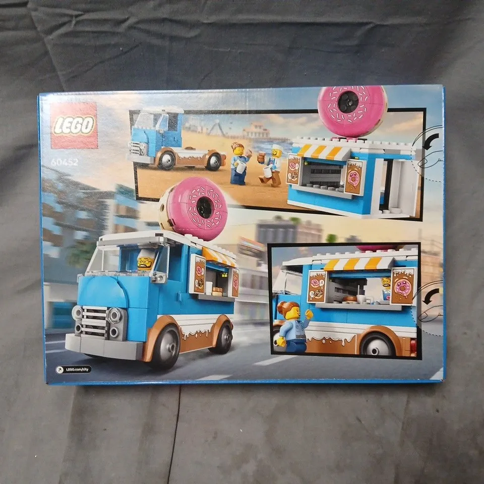 BOXED LEGO CITY 60452 DOUGHNUT TRUCK