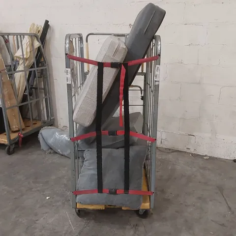 CAGE OF ASSORTED SOFA CUSHIONS // CAGE NOT INCLUDED 