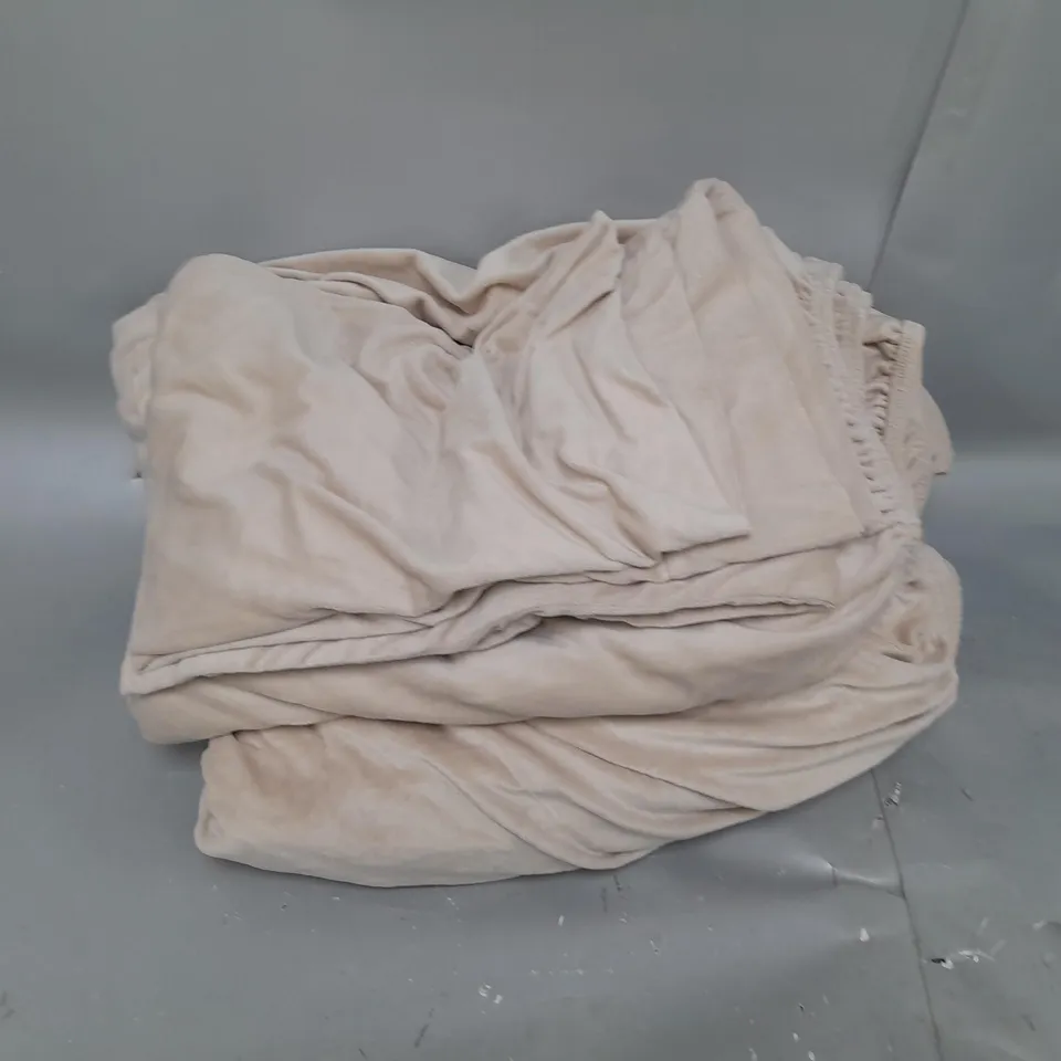 COZEE HOME DOUBLE BEDDING SET - LIGHT TAUPE 