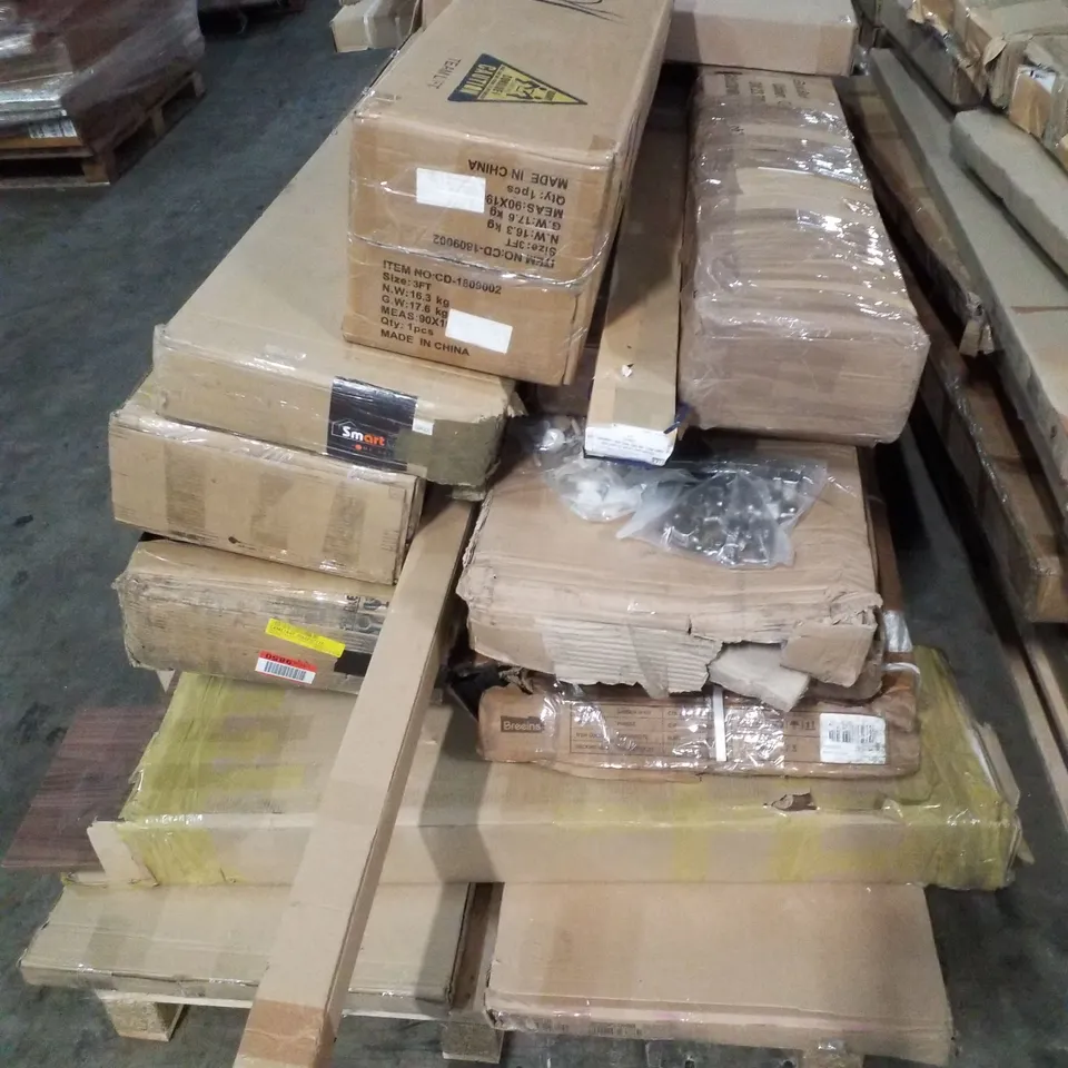 PALLET CONTAINING ASSORTED FLATPACK FURNITURE PARTS