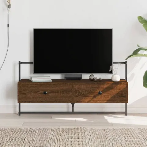 BOXED VIDAXL TV CABINET WALL - SMOKED OAK 100.5X30X51 CM