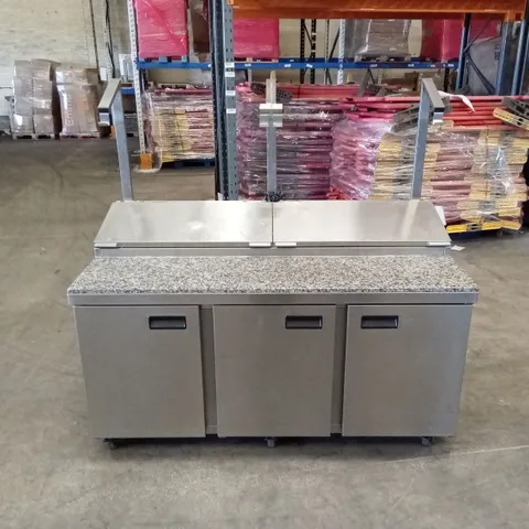 FOSTER FPS3GR - 3 DOOR PIZZA/SALADETTE UNIT WITH GRANITE TOP