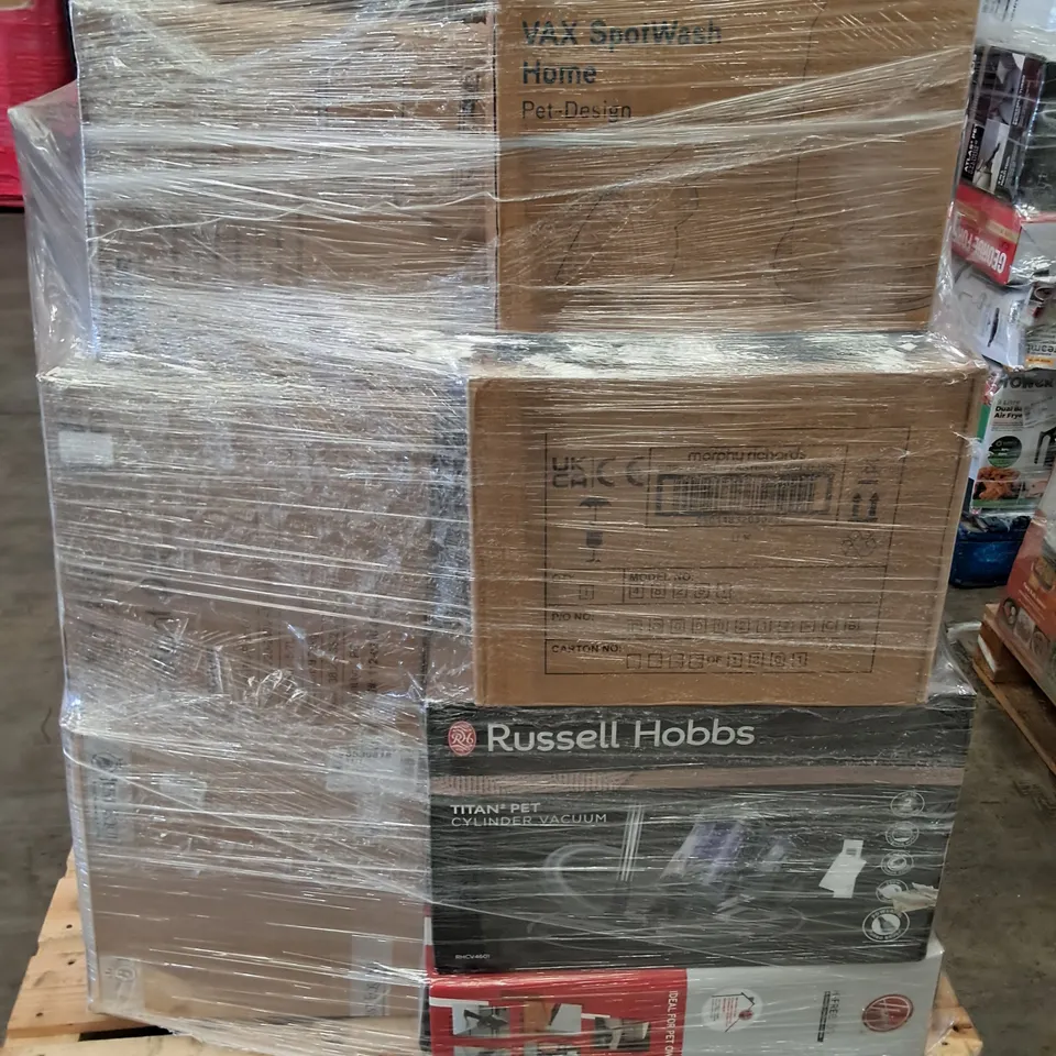 PALLET OF APPROXIMATELY 19 UNPROCESSED RAW RETURN HOUSEHOLD AND ELECTRICAL GOODS TO INCLUDE;