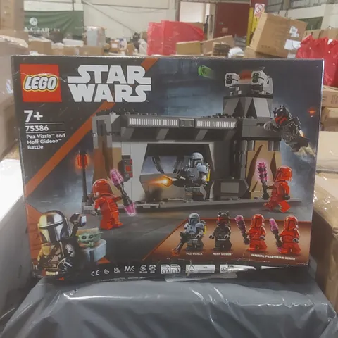 BOXED LEGO STAR WARS PAZ VIZSLA AND MOFF GIDEON BATTLE - 75386