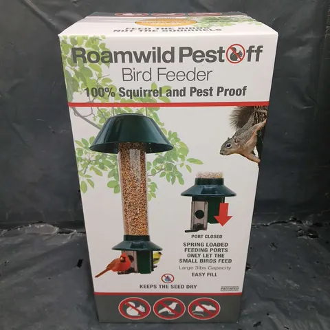 BOXED ROAMWILD PEST OFF BIRD FEEDER 