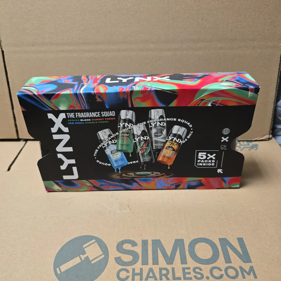 LYNX THE FRAGRANCE SQUAD 5 ITEM SET