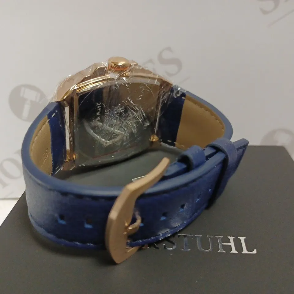 RUCKSTUHL LEATHER STRAP WATCH