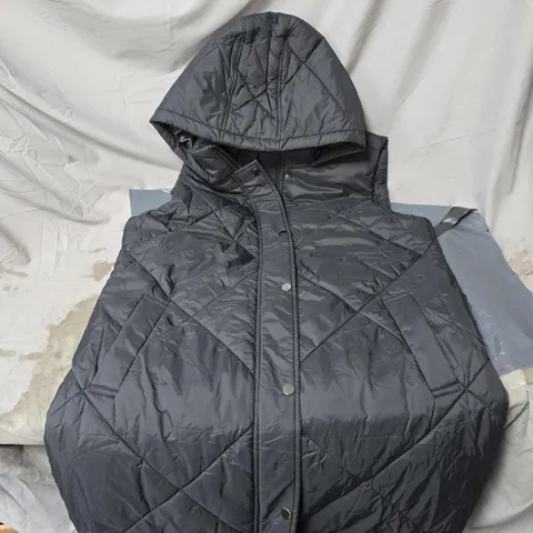 CENTIGRADE BACK PADDED SLEEVELESS HOODED JACKET MEDIUM