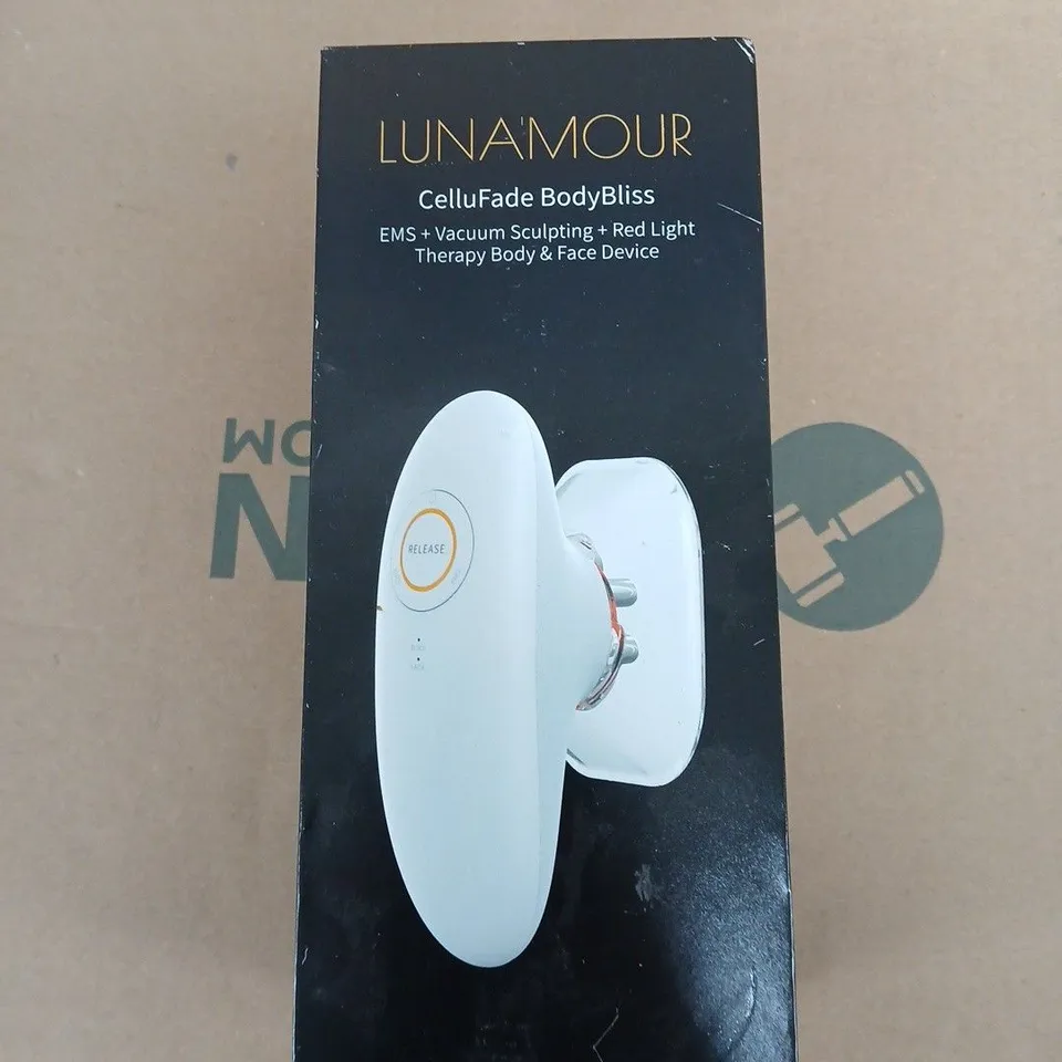 LUNAMOUR CELLUFADE BODYBLISS EMS + VACUUM SCULPTING + RED LIGHT THERAPY DEVICE