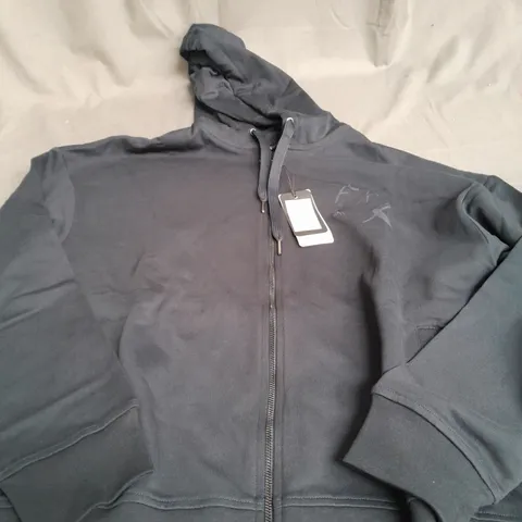 ARMANI EXCHANGE NAVY JACKET WITH HOOD - MEDIUM