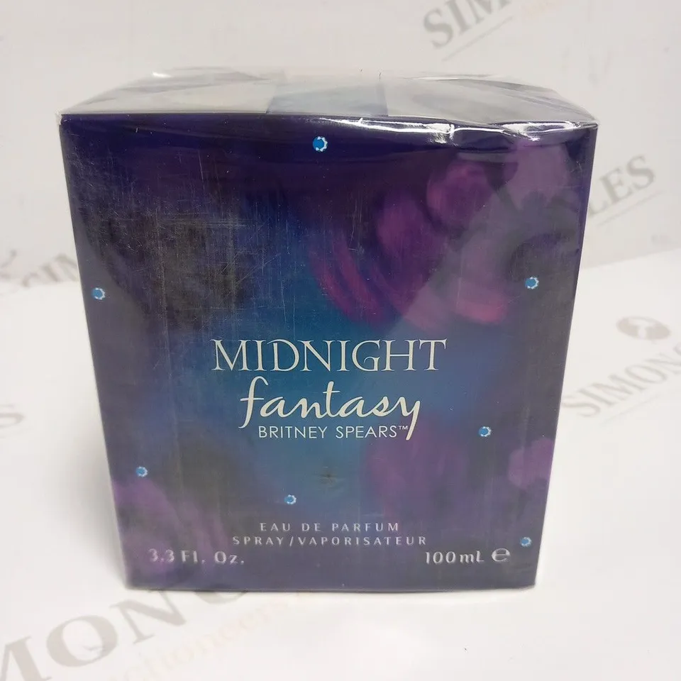 BOXED AND SEALED BRITNEY SPEARS MIDNIGHT FANTASY EAU DE PARFUM SPRAY 100ML