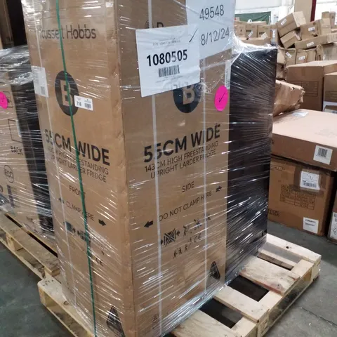 PALLET OF APPROXIMATELY 2 UNPROCESSED RAW RETURN WHITE GOODS TO INCLUDE