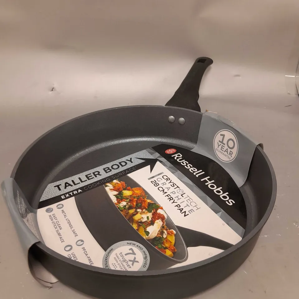 RUSSELL HOBBS CRYSTALTECH GRAPHITE NON-STICK 28 CM FRYING PAN