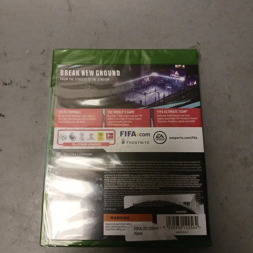 SEALED FIFA 20 FOR XBOX ONE