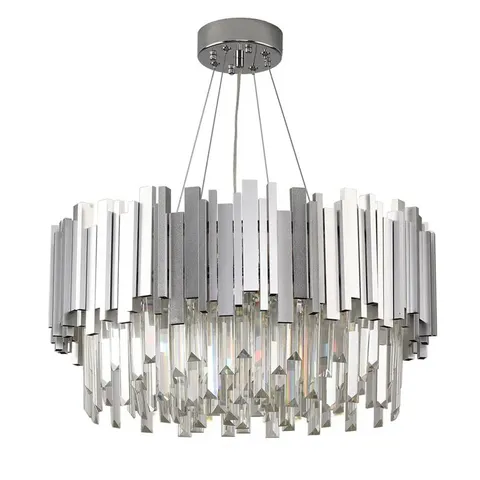 BOXED ABAZ MODERN CHANDELIER CRYSTAL LIGHT, CRYSTAL CEILING LIGHT