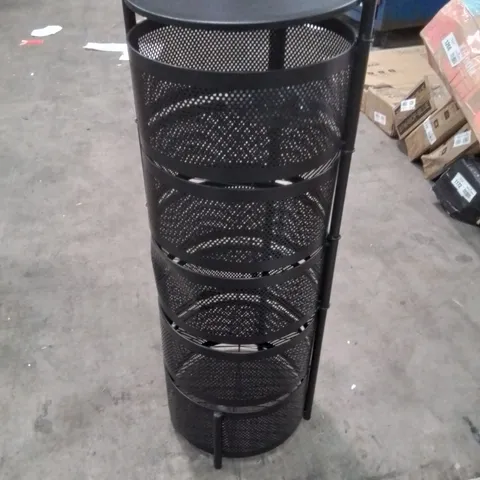 BOXED 5 TIER METAL STORAGE UNIT