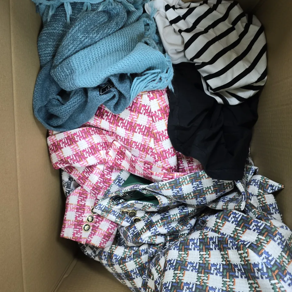 APPROXIMATELY 10 ASSORTED WOMENS CLOTHING PRODUCTS IN VARIOUS BRANDS & SIZES 