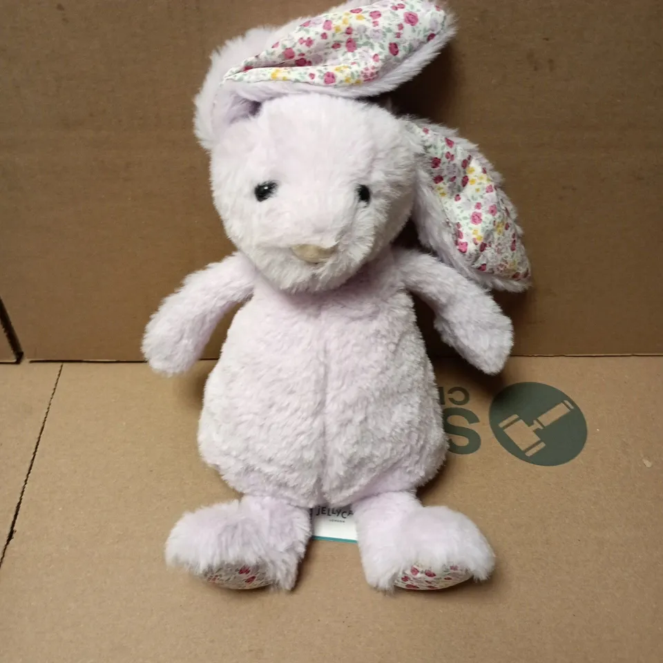 JELLYCAT BASHFUL BEIGE BUNNY BIRTHDAY PLUSH
