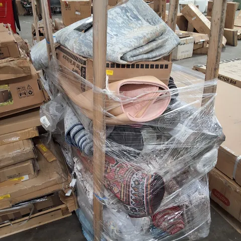 PALLET CONTAINING ASSORTED AREA RUGS