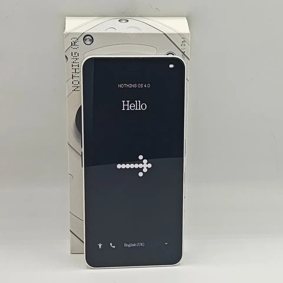 BOXED NOTHING PHONE 3A 12/256GB IN WHITE - A059