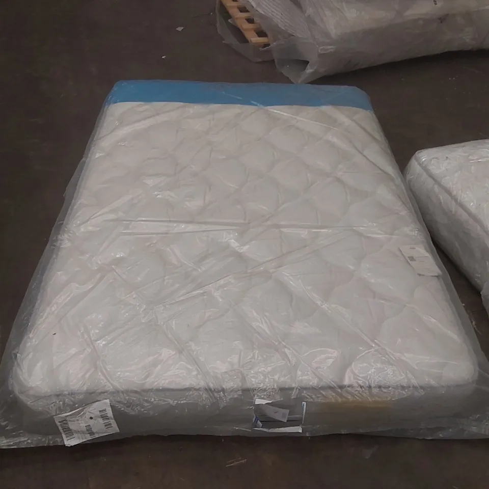QUALITY BAGGED DOUBLE 135cm AIRSPRUNG LUXURY QUILTED MEDIUM MATTRESS RRP £229