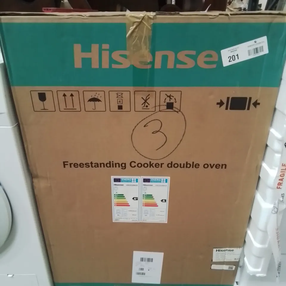 BOXED HISENSE HDE3211BWUK ELECTRIC COOKER - WHITE 