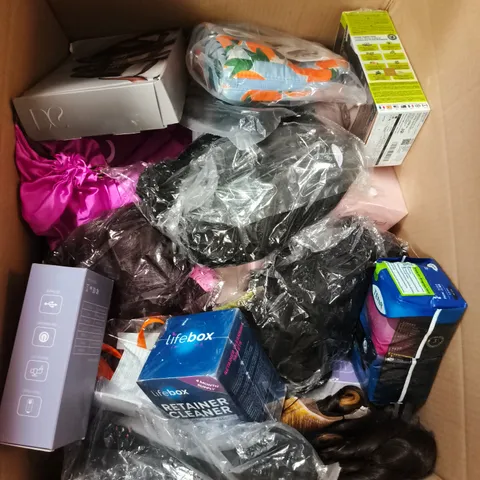 LARGE BOX OF APPROXIMATELY 20 ASSORTED HEALTH AND BEAUTY PROUDUCTS 