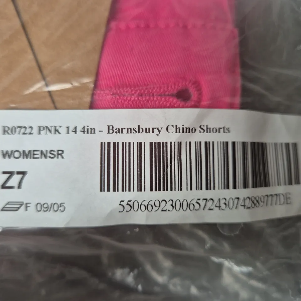 BODEN BARNSBURY CHINO SHORTS – WOMEN’S PINK, UK 14