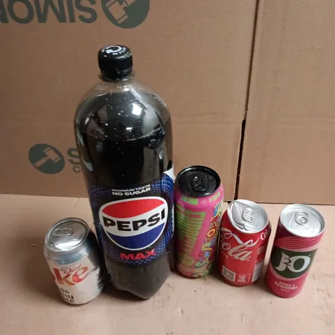 APPROXIMATELY 15 ASSORTED DRINKS TO INCLUDE PEPSI MAX, DIET COKE, FUROCITY ENERGY, ETC - COLLECTION ONLY