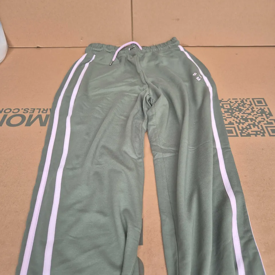 BAM WOMEN'S SPORTY STRAIGHT-LEG JOGGERS – WASHED KHAKI, UK SIZE S