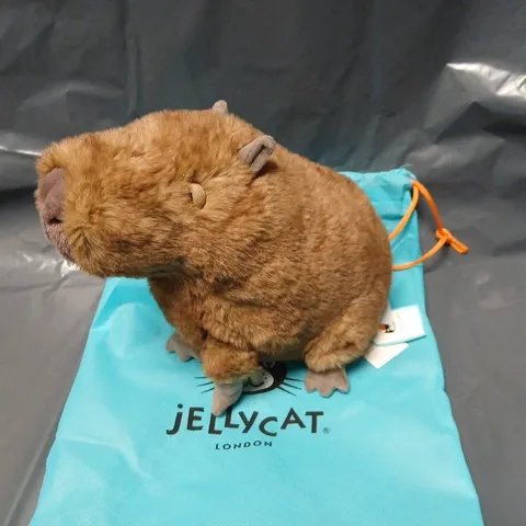 JELLYCAT CLYDE CAPYBARA PLUSH TOY – BROWN, WITH TAGS