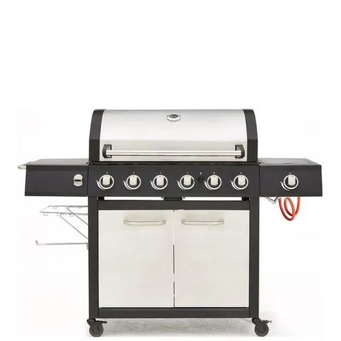 BOXED GRADE 1 PREMIUM STAINLESS STEEL 6 BURNER BBQ