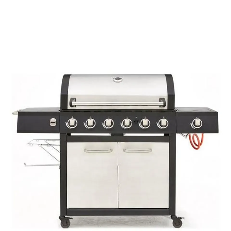 BOXED GRADE 1 PREMIUM STAINLESS STEEL 6 BURNER BBQ