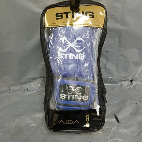 BAGGED STING AIBA 12 OZ BOXING GLOVES 