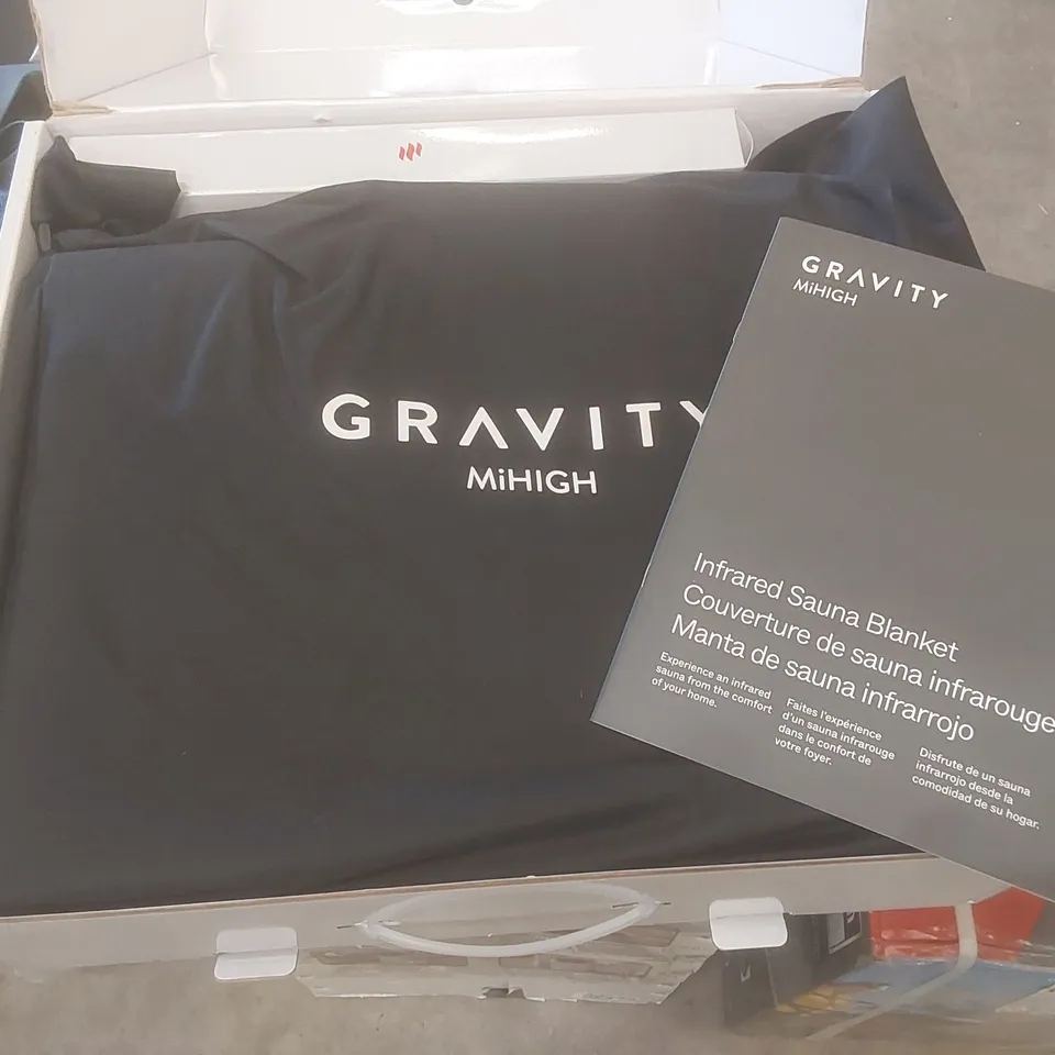 BOXED GRAVITY MIHIGH INFRARED SAUNA BLANKET 