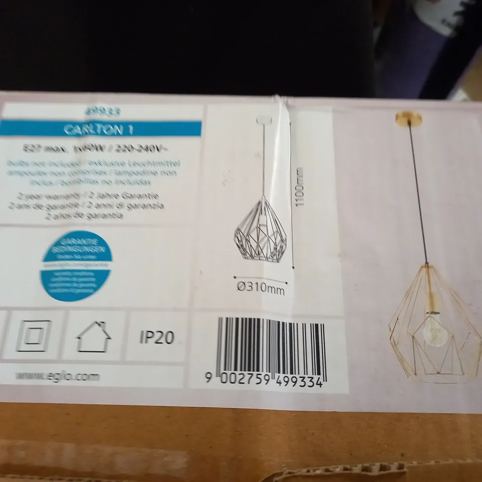 EGLO CARLTON 1 CEILING LIGHT
