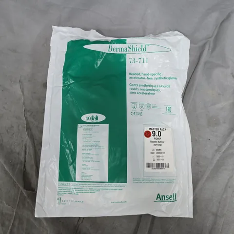 90 PAIRS OF ANSELL™ DERMASHIELD™ 73-711 SERIES GREEN NEOPRENE GLOVES