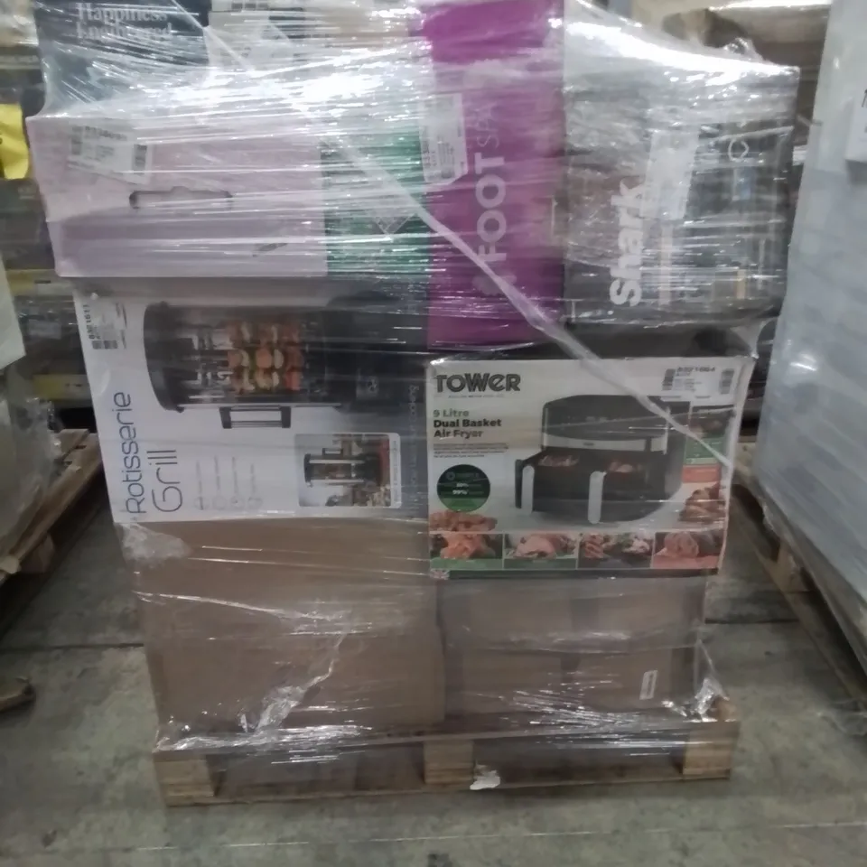 PALLET OF APPROXIMATELY 36 UNPROCESSED RAW RETURN HOUSEHOLD AND ELECTRICAL GOODS TO INCLUDE;