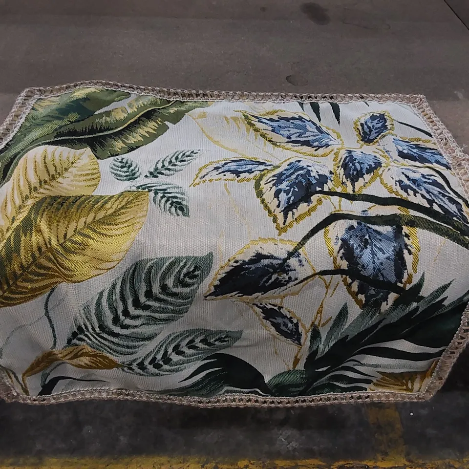 AMAZONIA SQUARE SCATTER CUSHION COVER - GREEN // 50 X 50CM (1 ITEM)