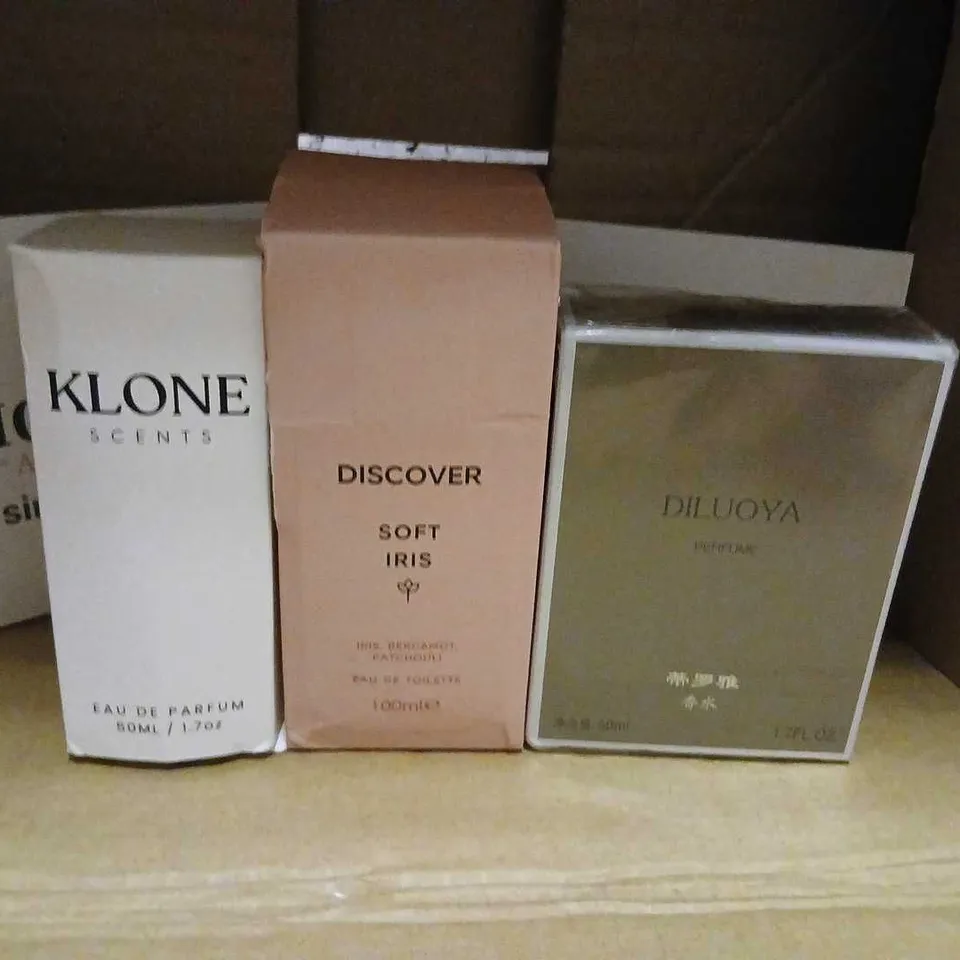 SEVEN ASSORTED FRAGRANCES TO INCLUDE; KLONE, DISCOVER AND ESSENCE VAULT