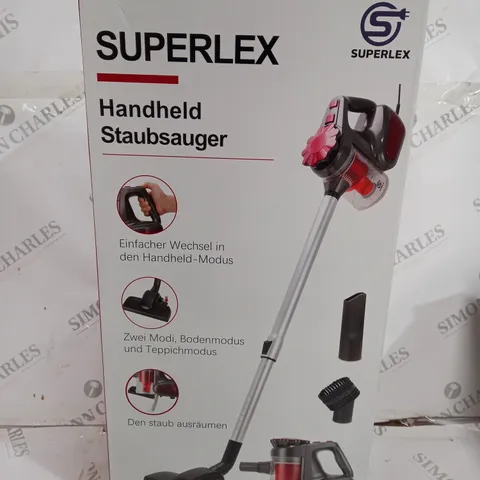 BOXED SUPERLEX HANDHELD STAUBSAUGER VACUUM
