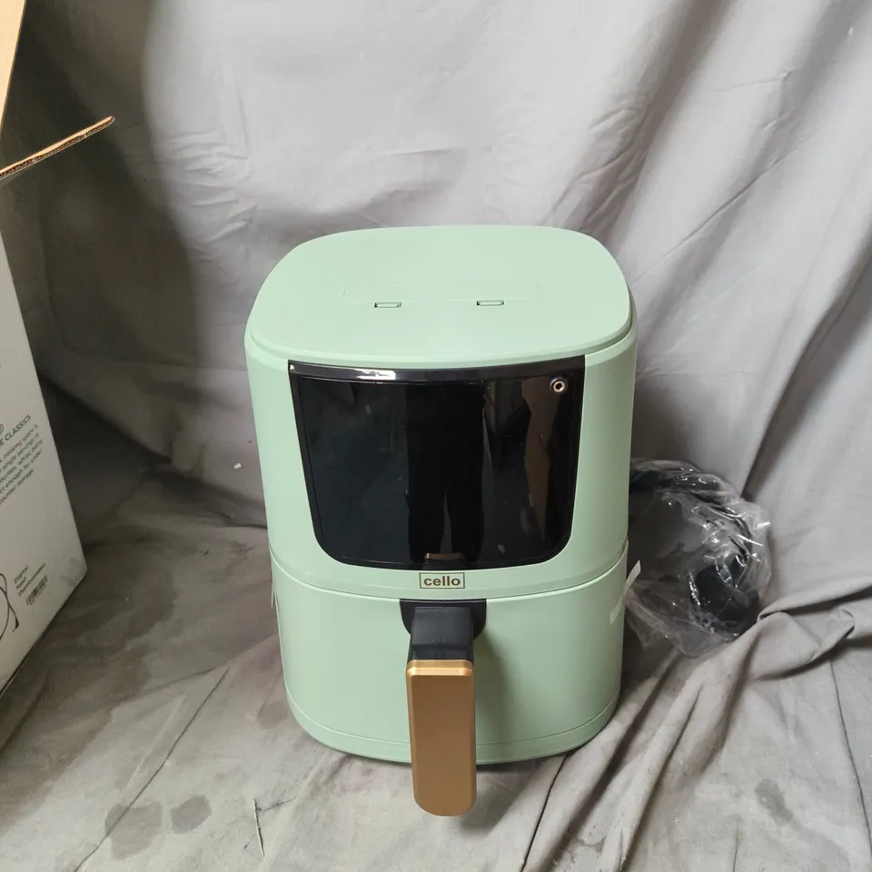 CELLO 4 LITRE AIRFRYER – MINT GREEN